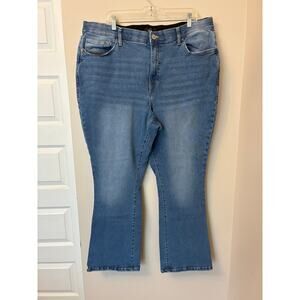 LULAROE Bootcut Flare Jeans Women's Size 40 Magic Waist Stretch Style Size 24W
